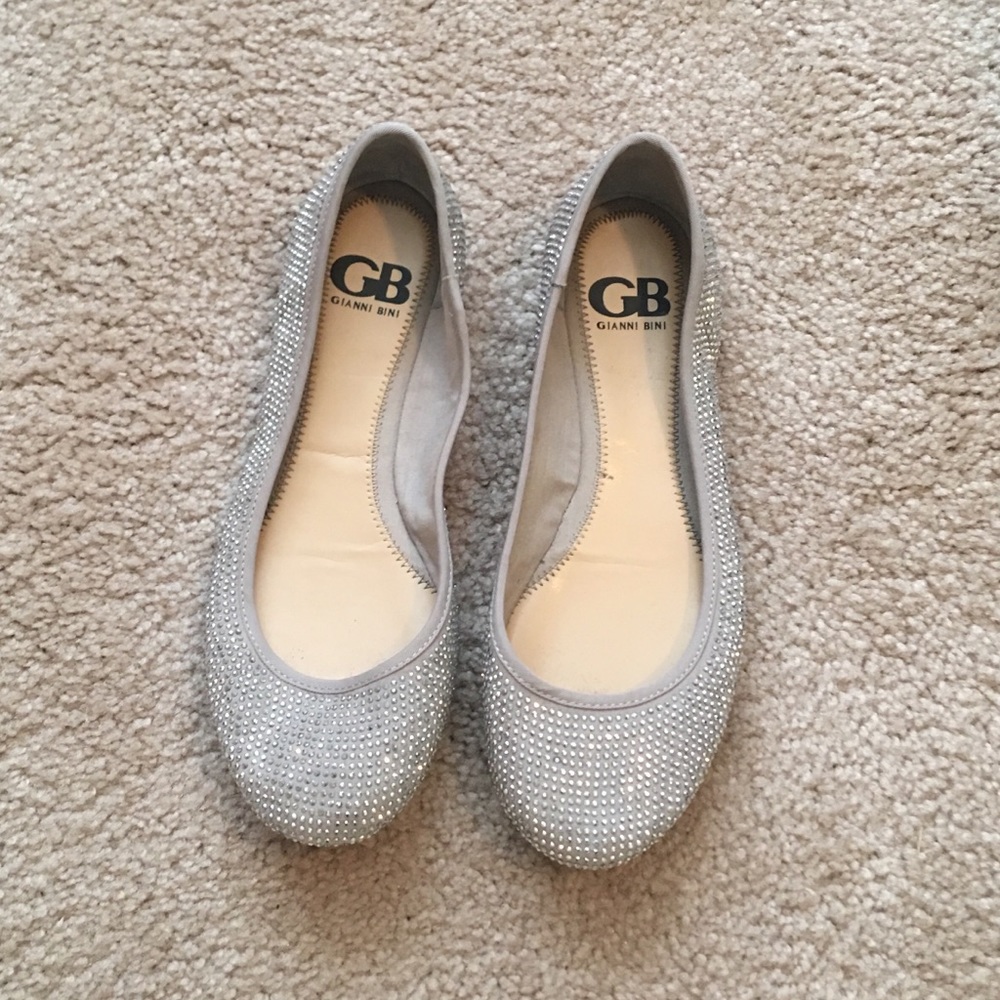 Gianni Bini Rhinestone Sparkly Ballet Flats